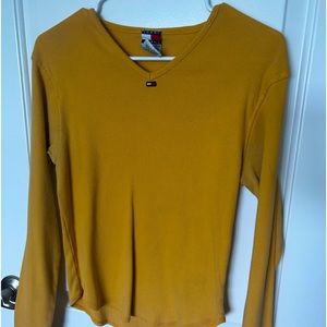 Tommy Hilfiger yellow long sleeve